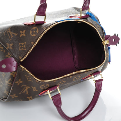 Louis Vuitton Monogram Totem Speedy 30 Magenta 6 of 6
