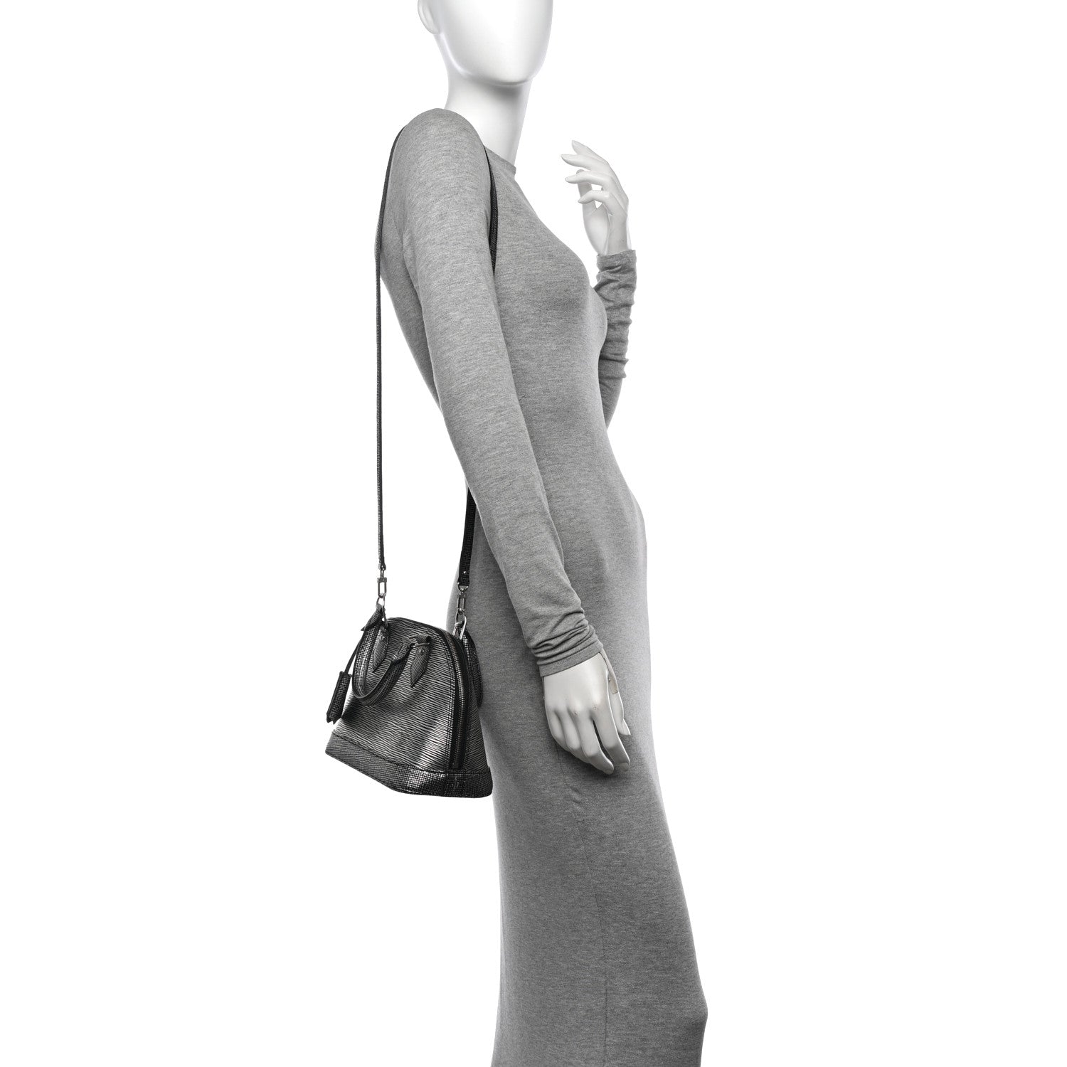 Louis Vuitton Epi Alma BB Platine 2 of 11