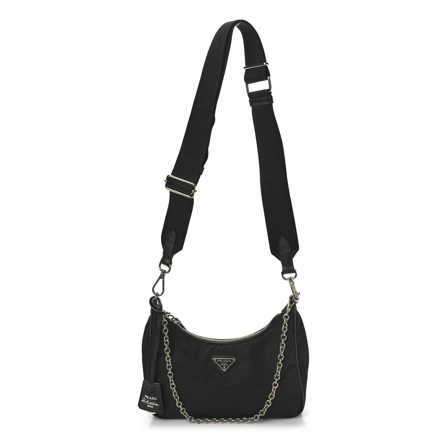 Nylon Re-Edition 2005 Shoulder Bag Black