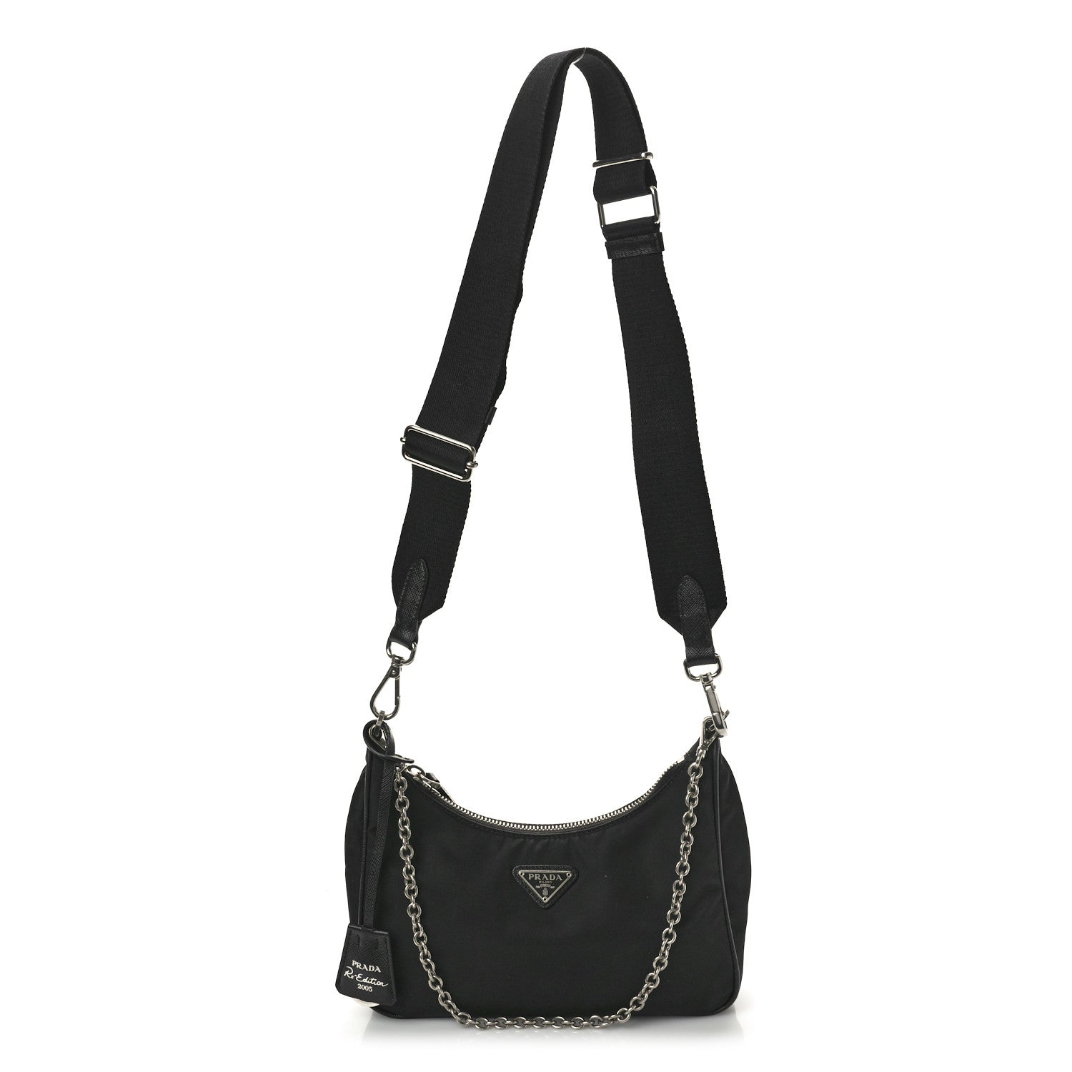 Prada Nylon Re-Edition 2005 Shoulder Bag Black 1 of 11