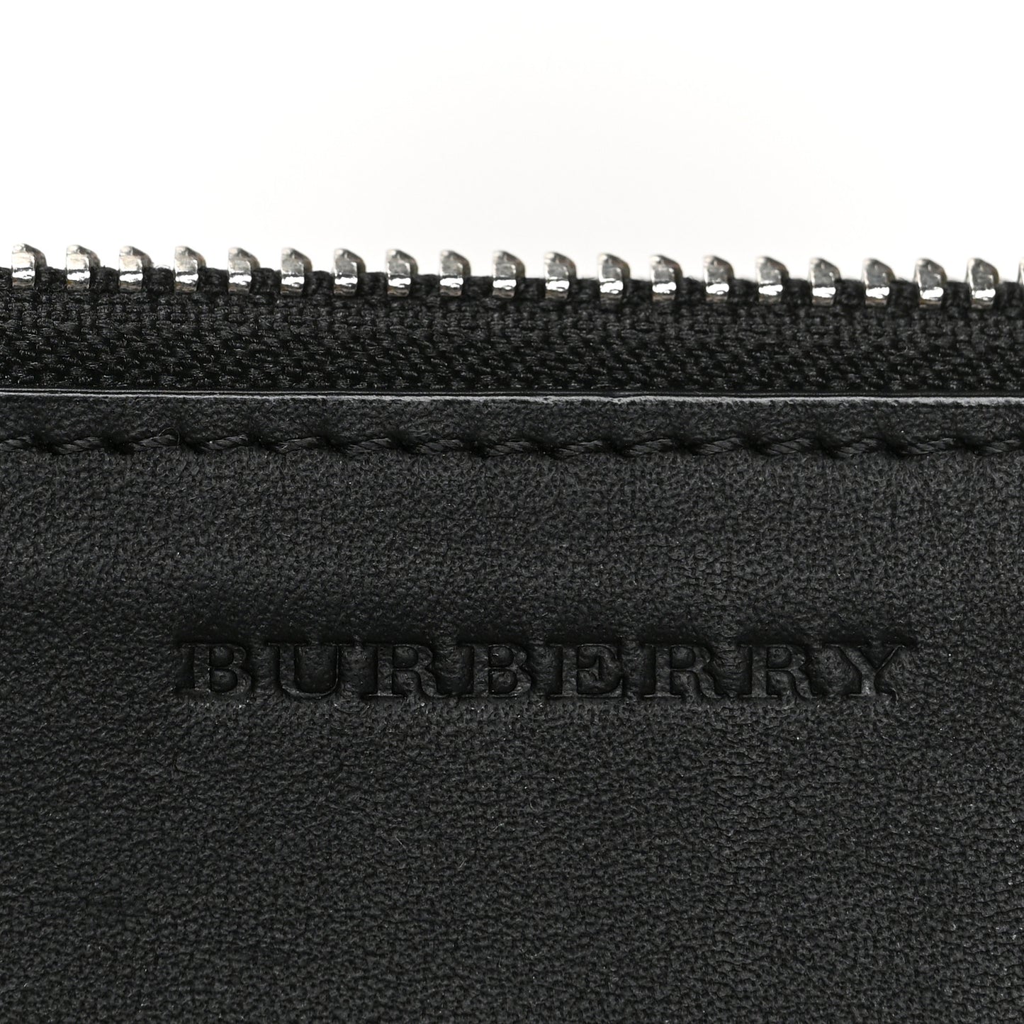 London Check Large Travel Wallet Black