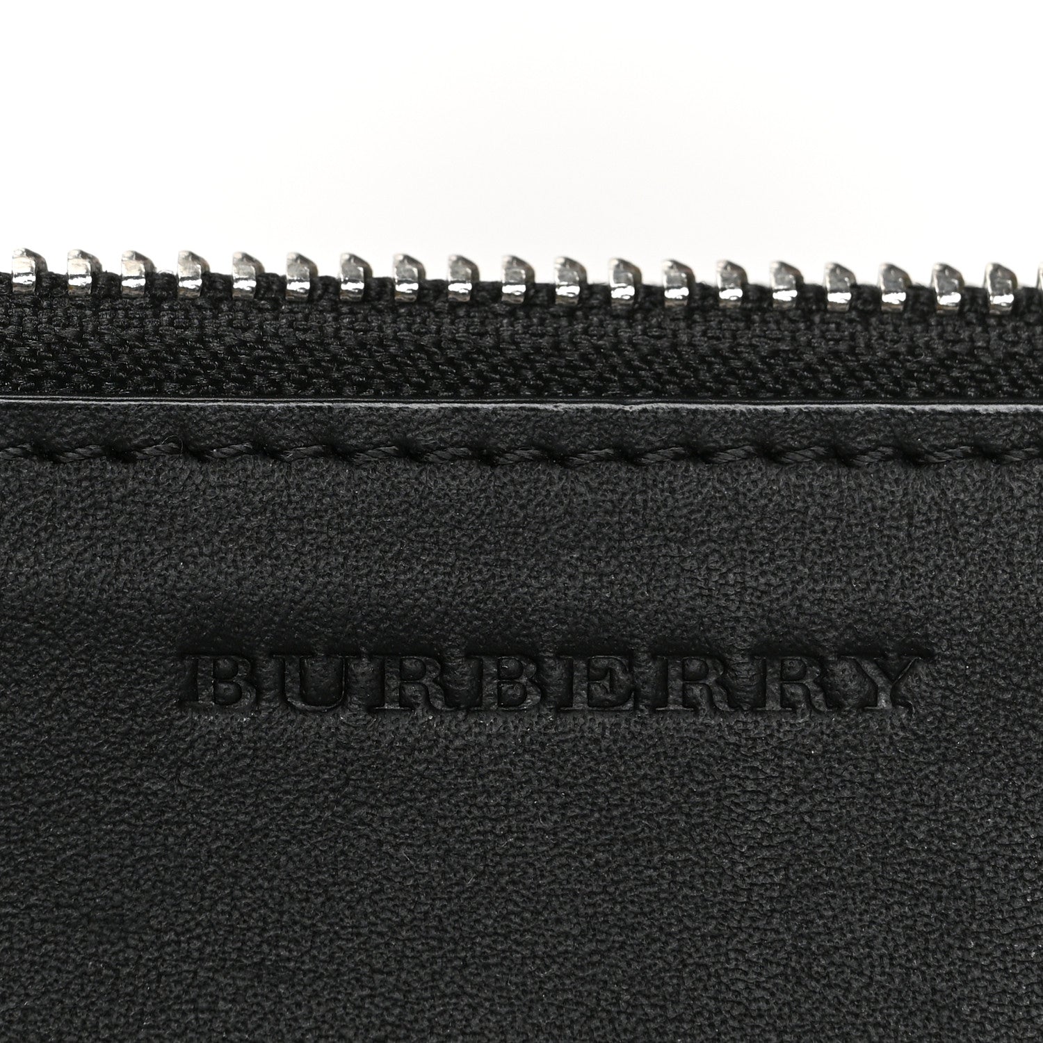 Burberry London Check Large Travel Wallet Black 8 of 8