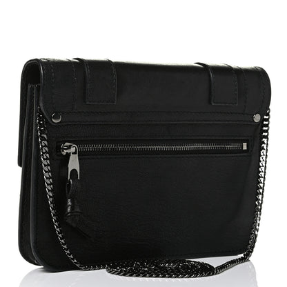 Proenza Schouler Lambskin Large PS1 Chain Wallet Black 2 of 6