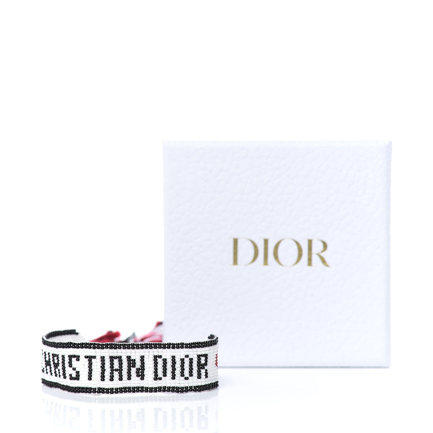 Resin Beads J'Adior Bracelet White