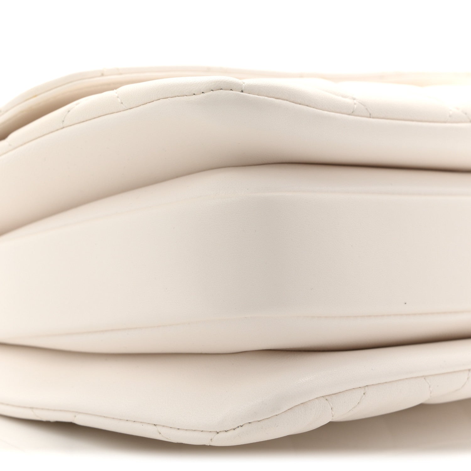 Chanel Lambskin Lacquered Quilted Small Trendy CC Dual Handle Flap Bag White 16 of 21