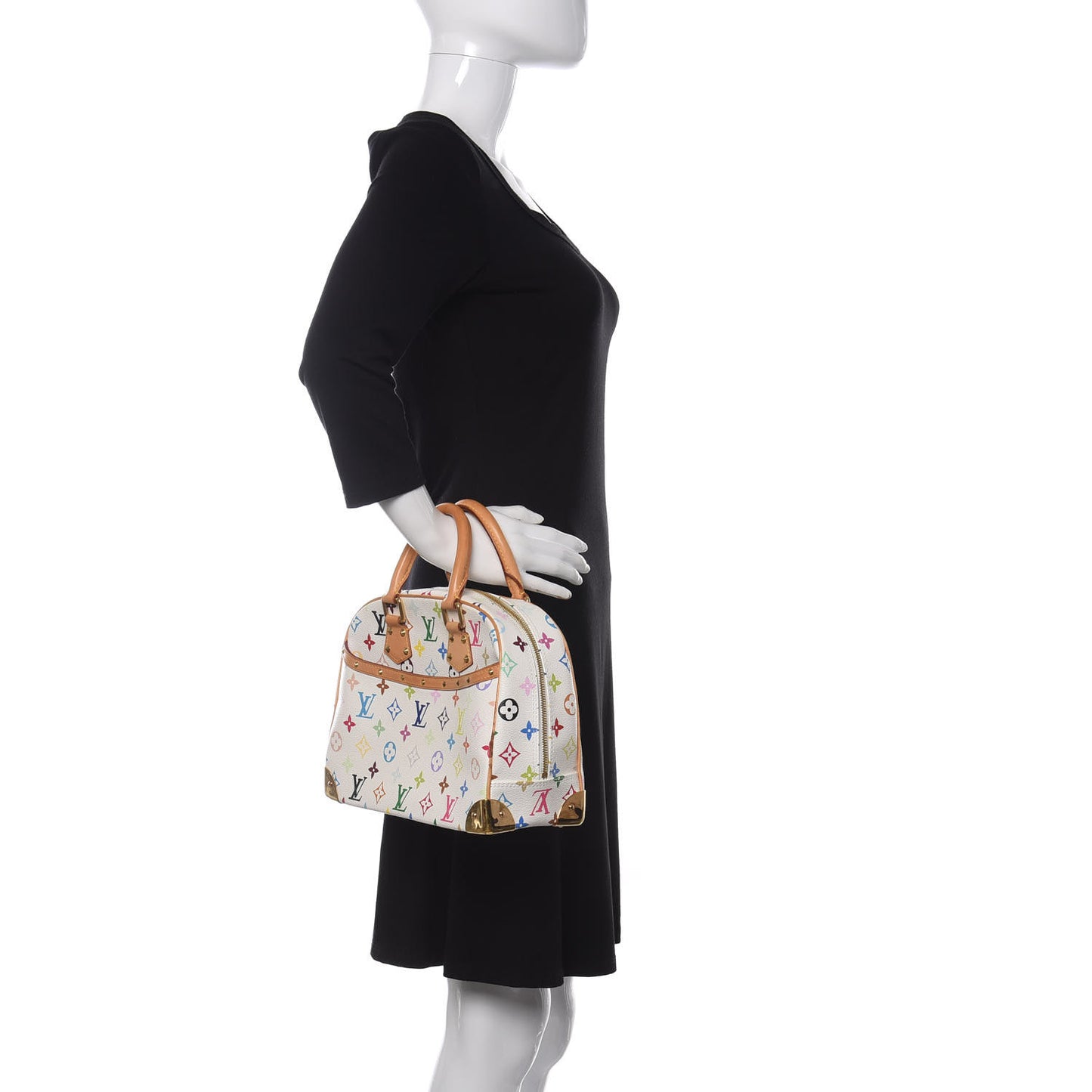 Monogram Multicolor Trouville White