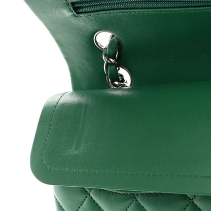 Chanel Lambskin Quilted Medium Double Flap Green 11 of 11