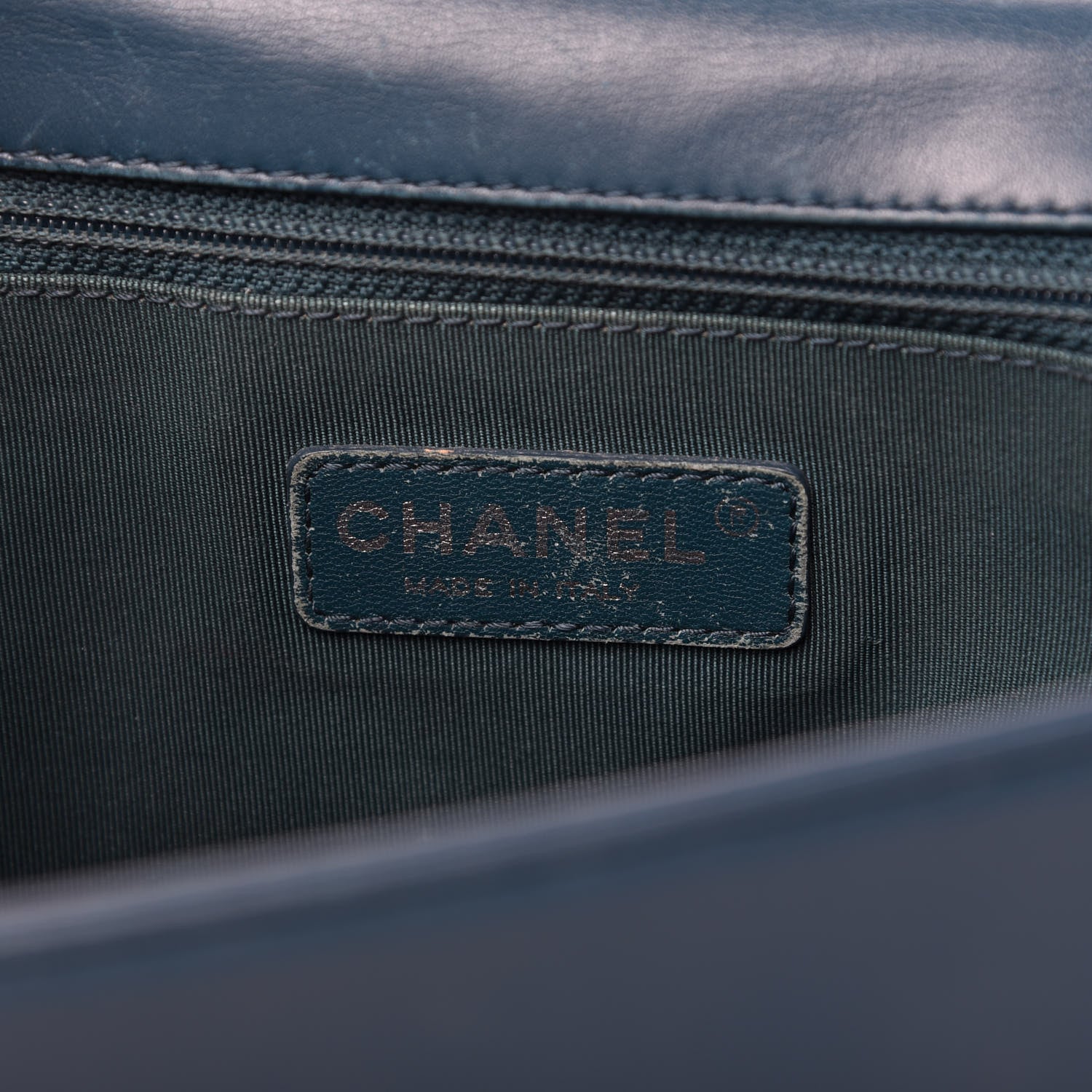 Chanel Calfskin Ombre Faded Quilted New Medium Boy Flap Green 8 of 10