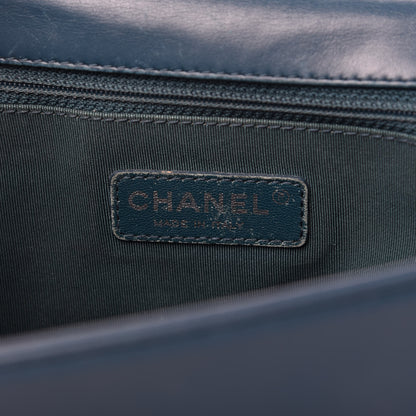 Chanel Calfskin Ombre Faded Quilted New Medium Boy Flap Green 8 of 10
