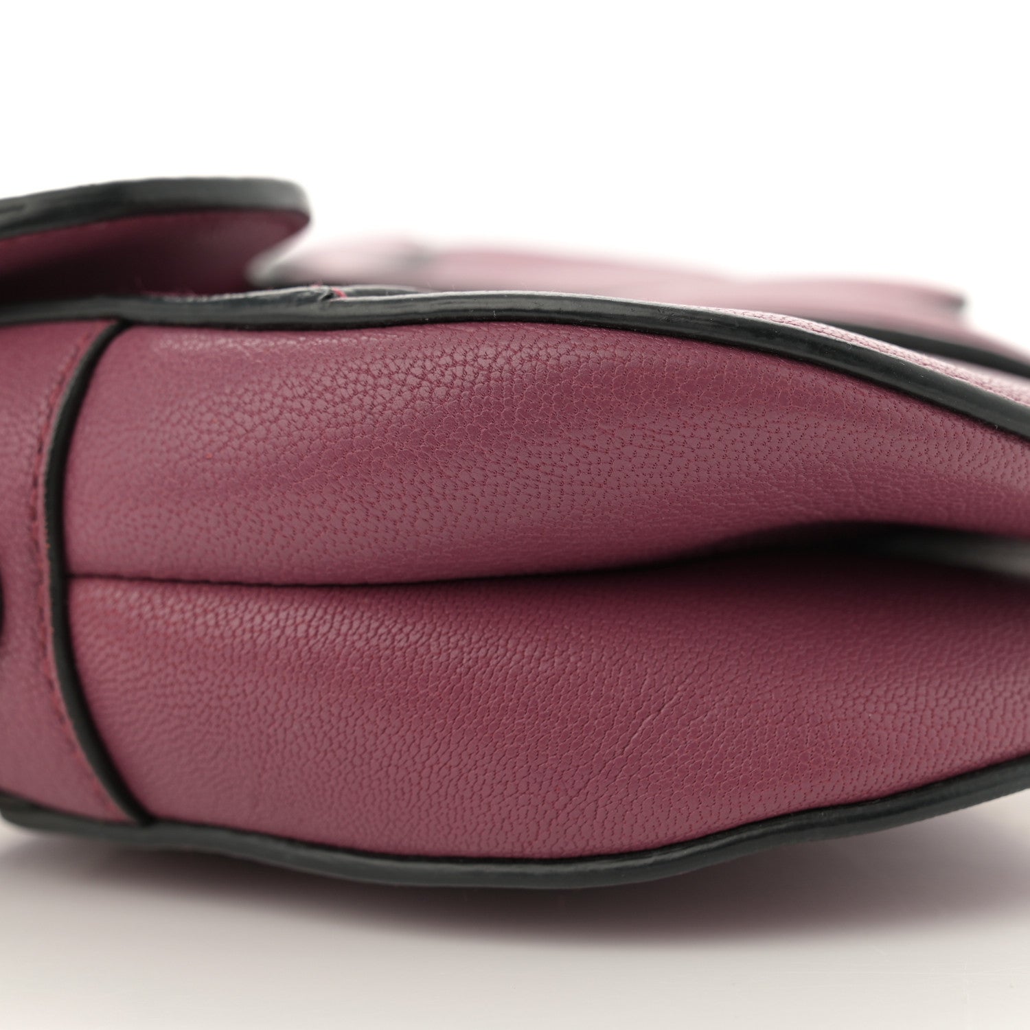 Christian Dior Goatskin Mini Saddle Bag Mallow Rose 9 of 13
