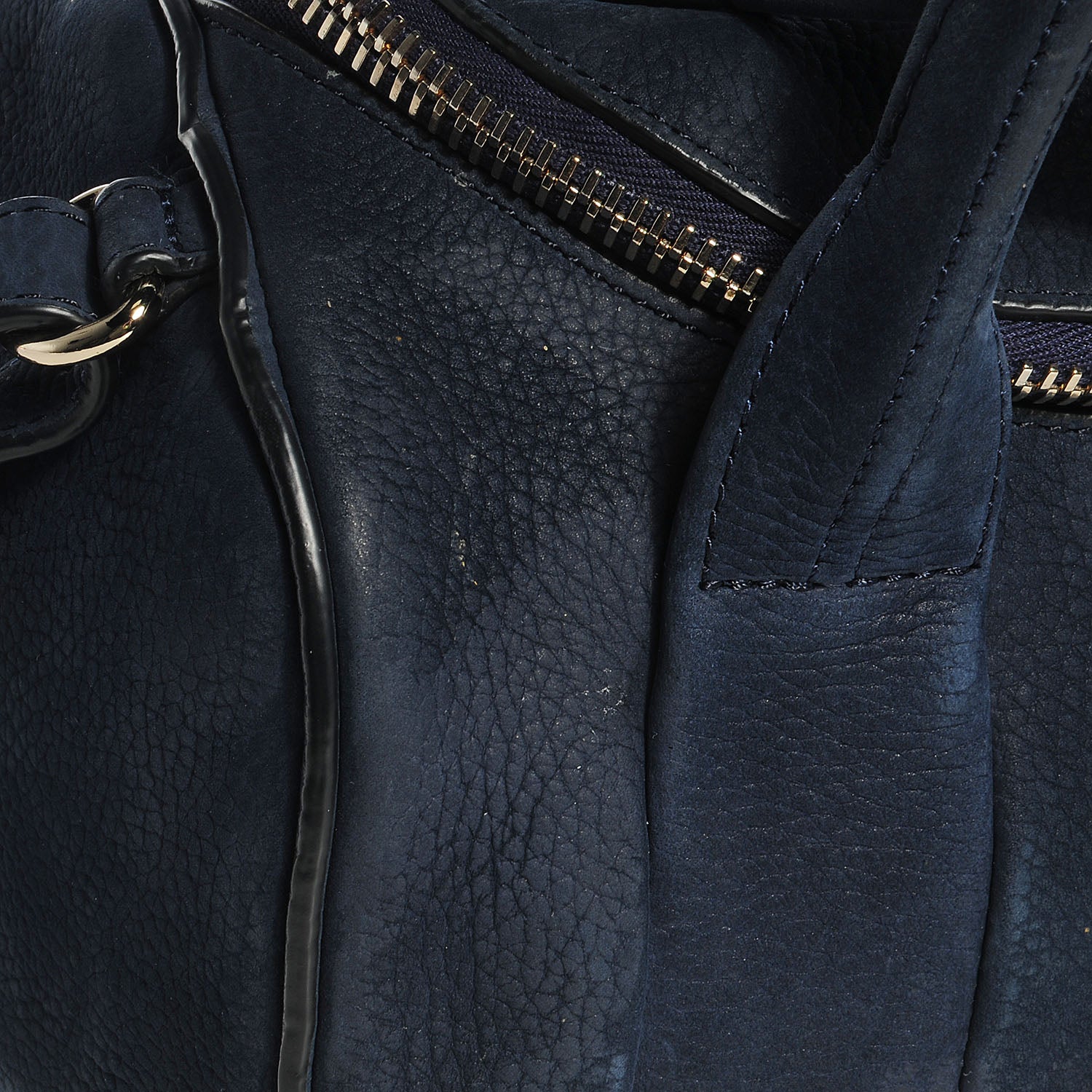 Alexander Wang Pebbled Leather Rockie Navy 5 of 10