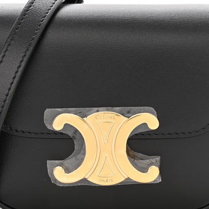 Celine Shiny Calfskin Mini Triomphe Black 9 of 12