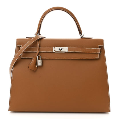 Hermes Epsom Kelly Sellier 35 Gold 1 of 12