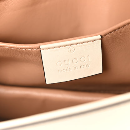 Gucci Nappa Pearl Studded Mini Queen Margaret Broadway Shoulder Bag Mystic White 6 of 10