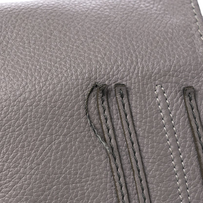 Chloe Calfskin Medium Marcie Round Crossbody Bag Cashmere Grey 14 of 18