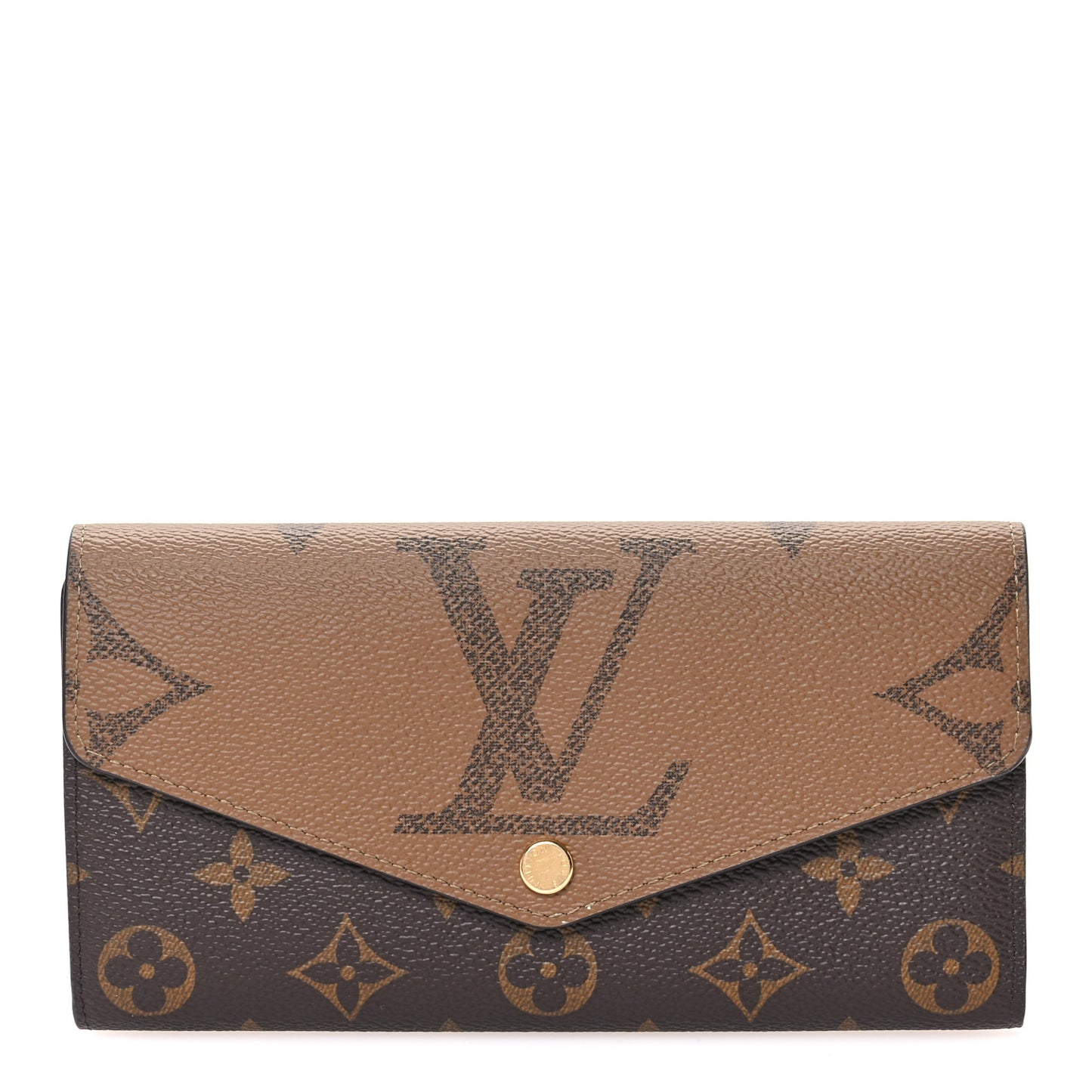 Reverse Monogram Giant Sarah Wallet
