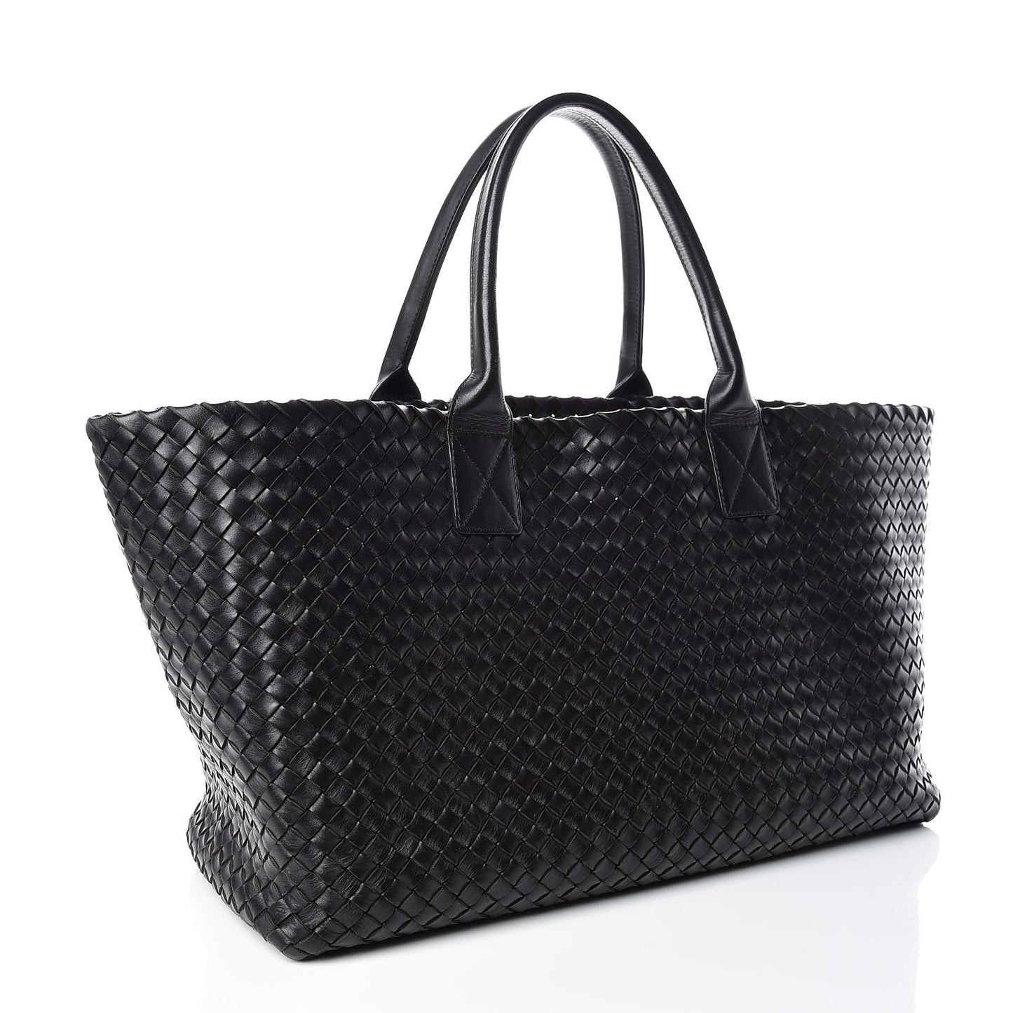 Nappa Intrecciato Medium Cabat Black