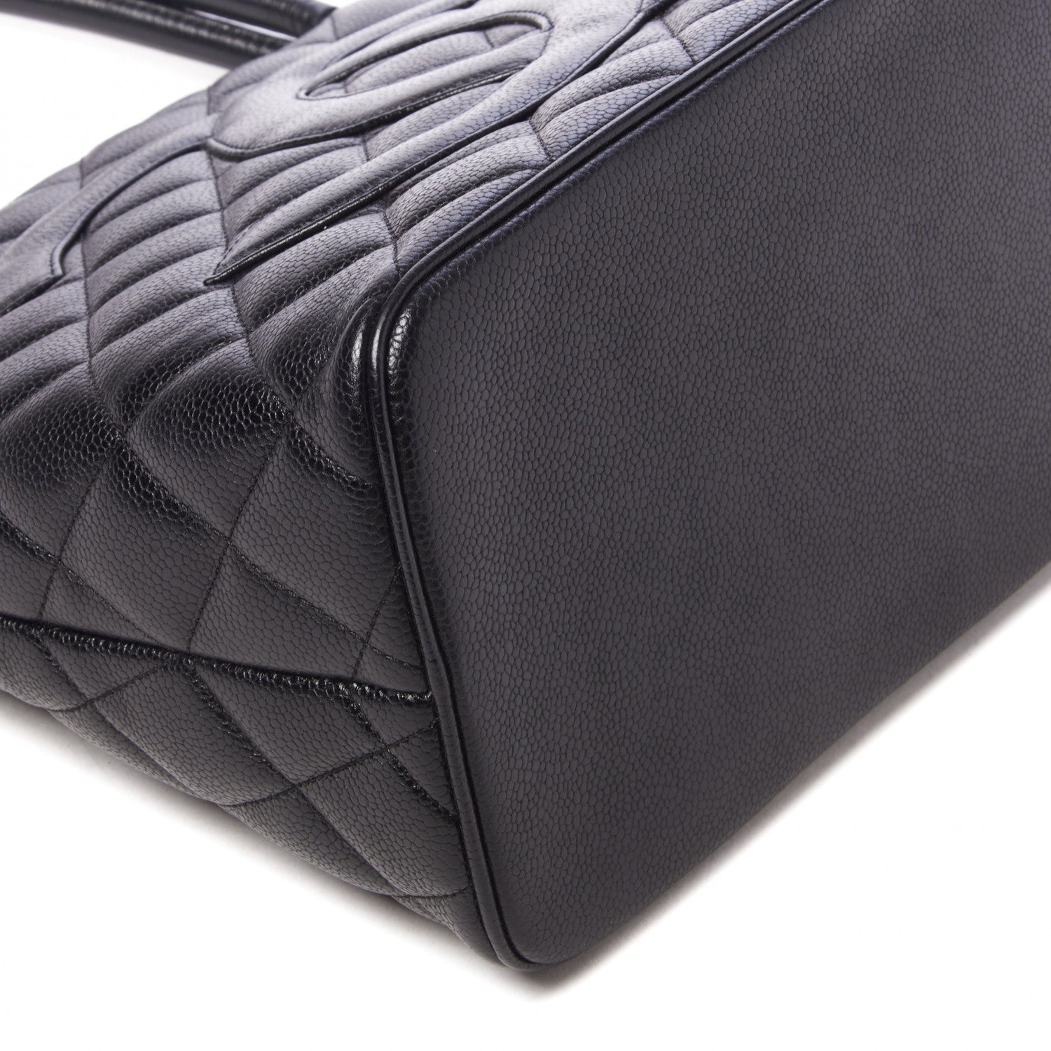 Chanel Caviar Quilted Medallion Tote Black 6 of 10