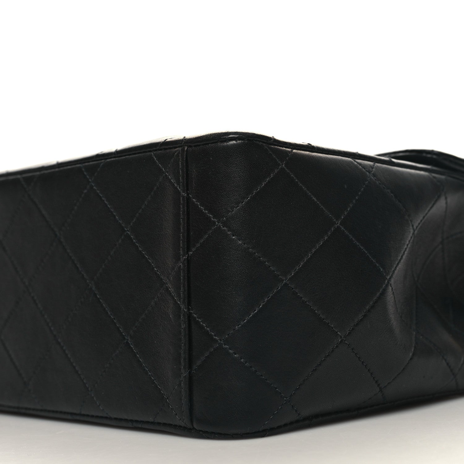 Chanel Lambskin Quilted XL Jumbo Single Flap Black 10 of 12