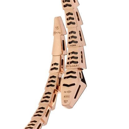 Bulgari 18K Rose Gold Serpenti Viper Bracelet S 3 of 3