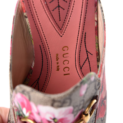 Gucci GG Supreme Monogram Blooms Womens Princetown Slippers 41 Beige Multicolor Dry Rose 7 of 12