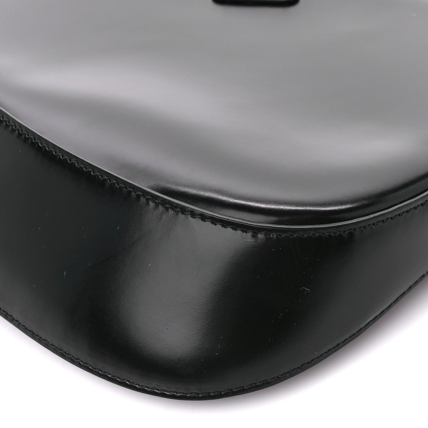Spazzolato Cleo Shoulder Bag Black