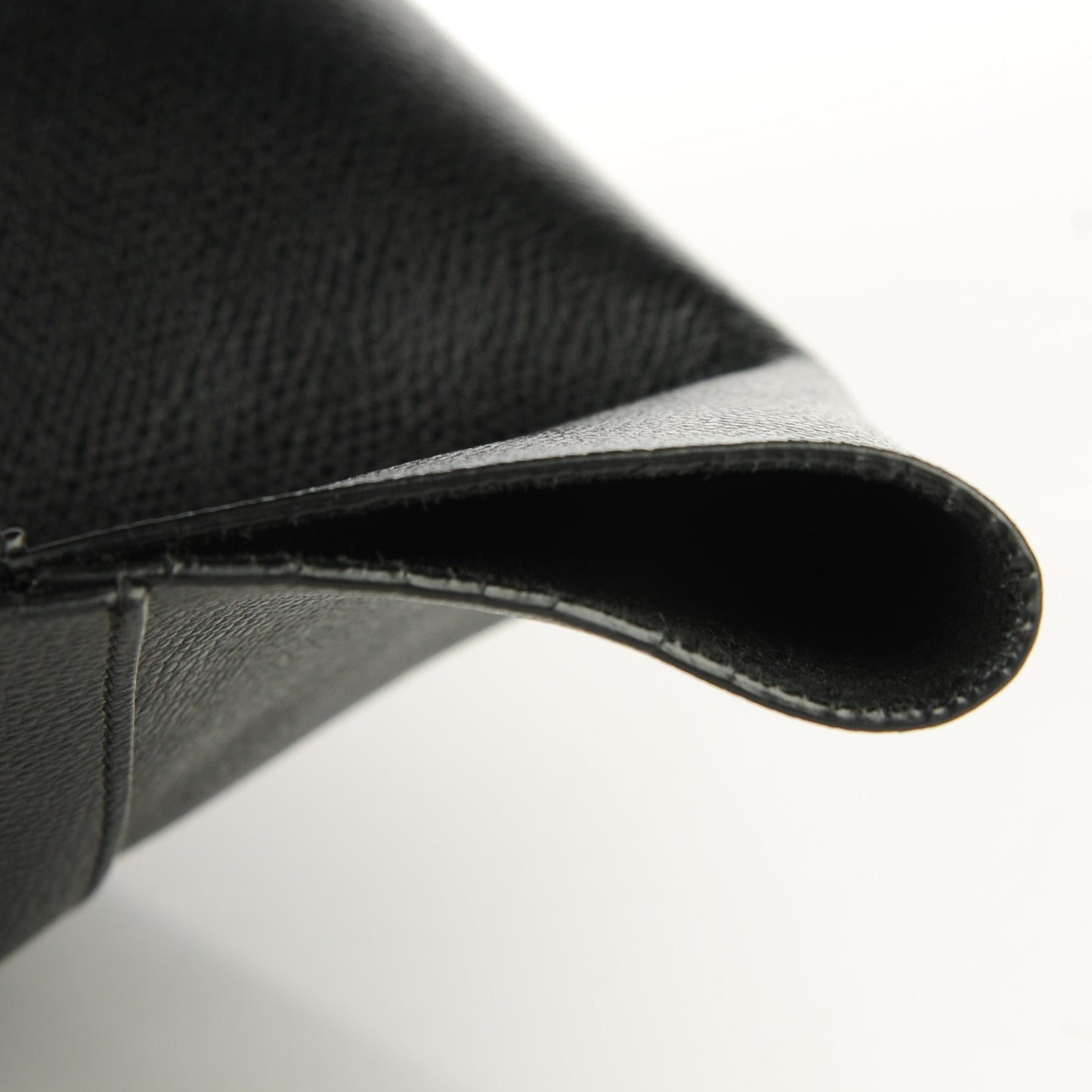 Grained Calfskin Horizontal Cabas Black