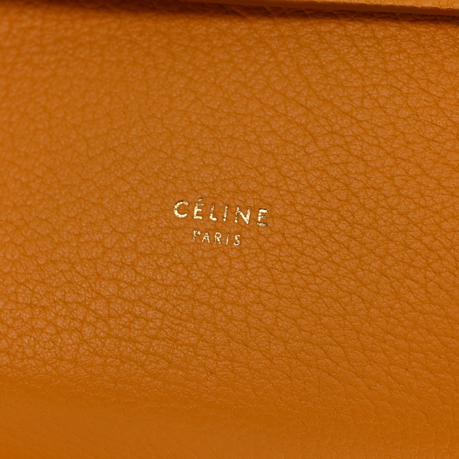 Celine Calfskin Large Tie Knot Tote Saffron 7 of 13