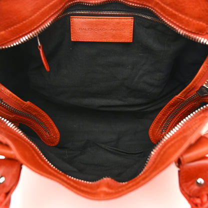 Balenciaga Agneau Giant 21 Silver Hardware City Mandarine 5 of 17