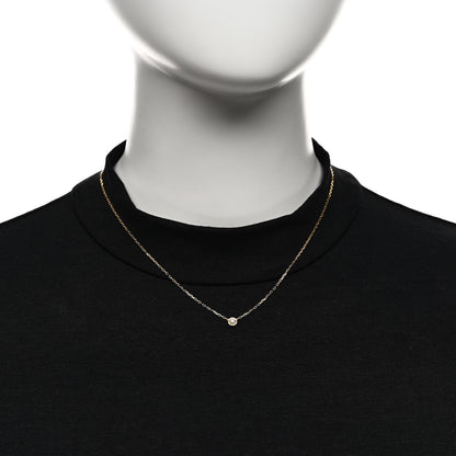 Cartier 18K Yellow Gold Diamond SM D'Amour Pendant Necklace 2 of 6