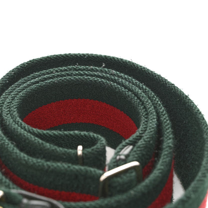 Gucci Canvas Torchon Double G Web Belt 100 40 Verde 4 of 5