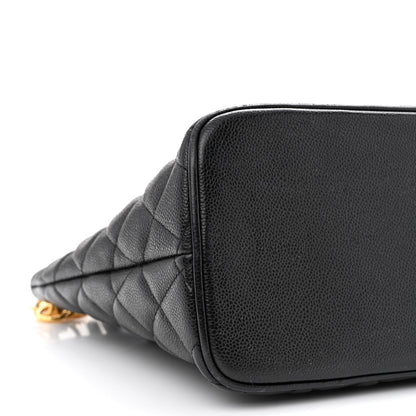 Chanel Caviar Quilted Medallion Tote Black 9 of 10