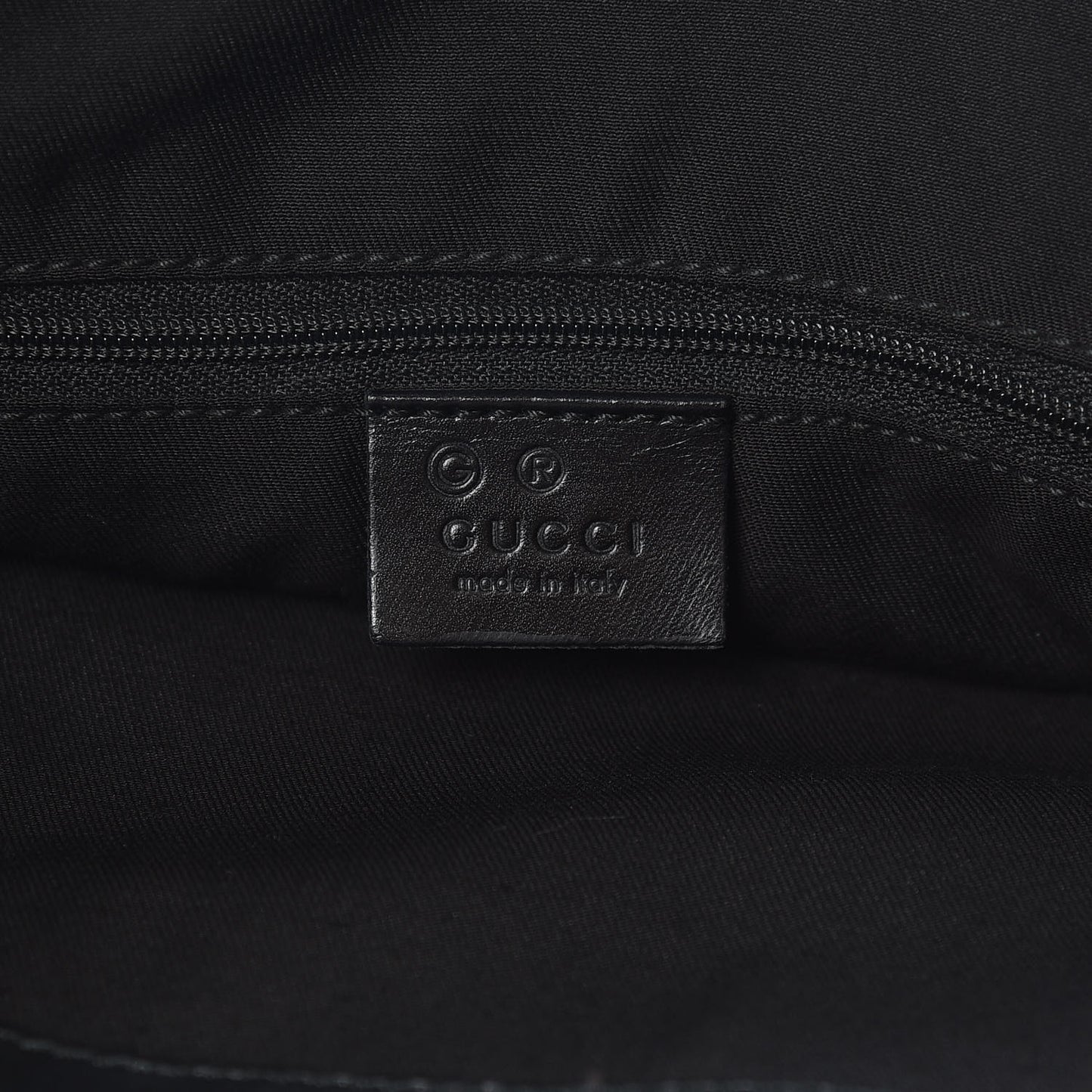 Denim Monogram Chain Bucket Tote Black