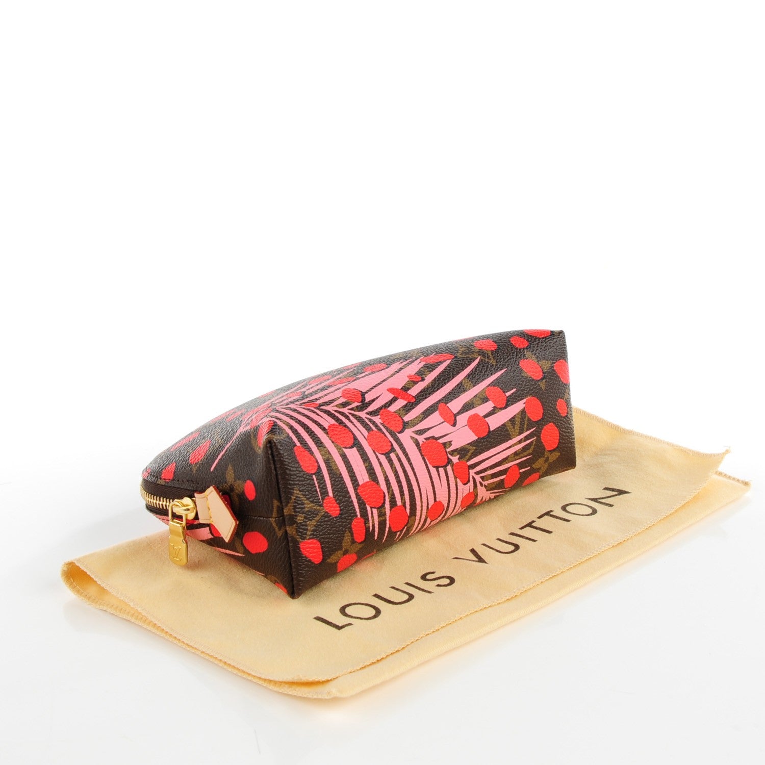 Louis Vuitton Monogram Jungle Dots Cosmetic Pouch Sugar Pink Poppy 4 of 7