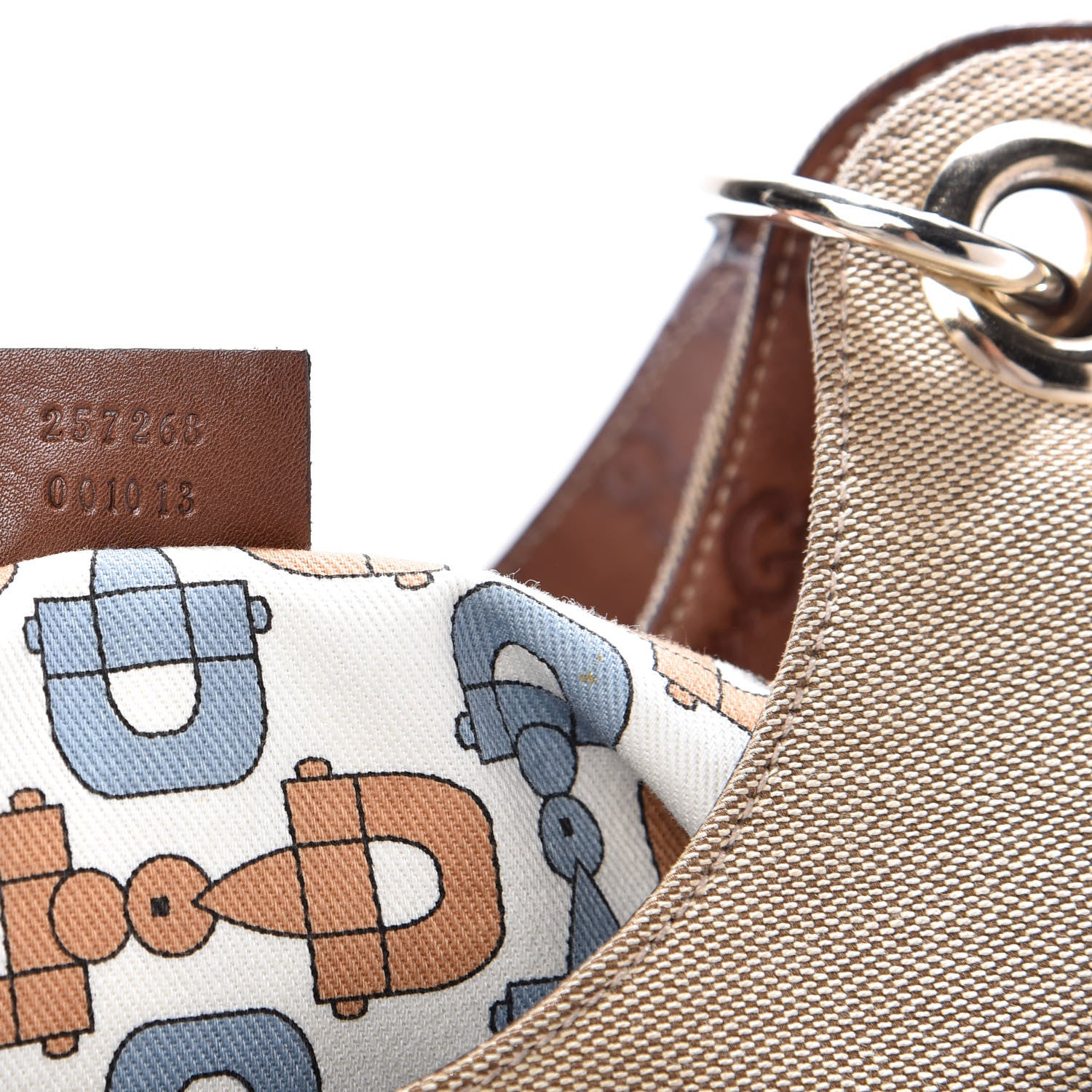 Gucci Canvas Guccissima Hobo Brown 9 of 9