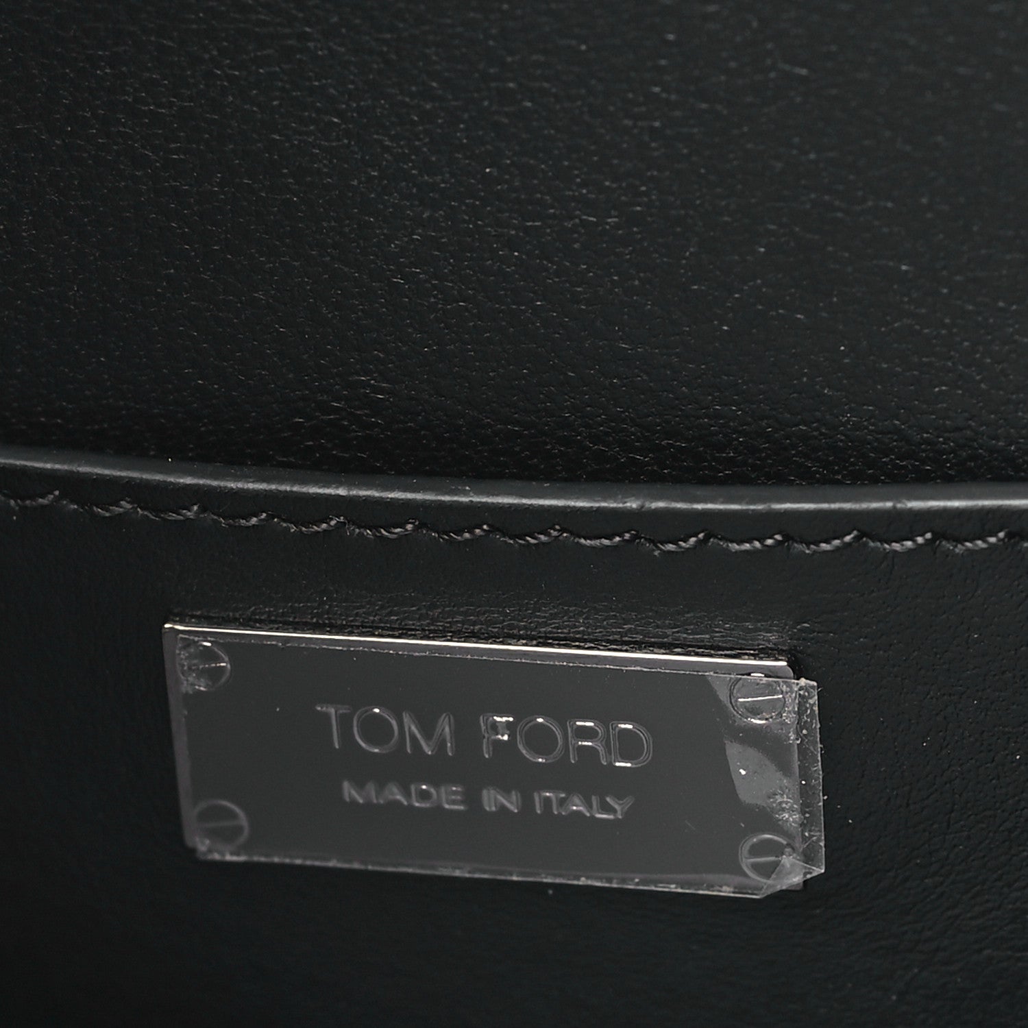 Tom Ford Snakeskin Small Cosmo T Lock Chain Bag Rust 6 of 10