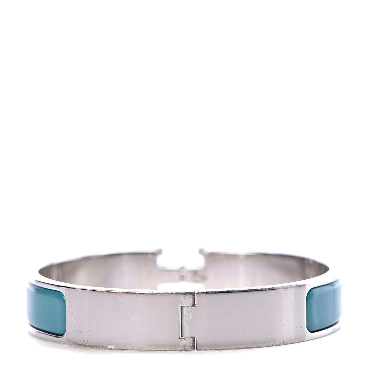 Enamel Narrow Clic Clac H Bracelet GM Vert Bleuete