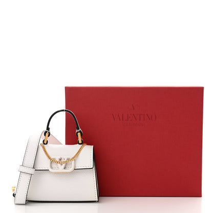 Valentino Garavani Grainy Calfskin Mini VLogo Belt Bag 80 32 Optic White 12 of 12