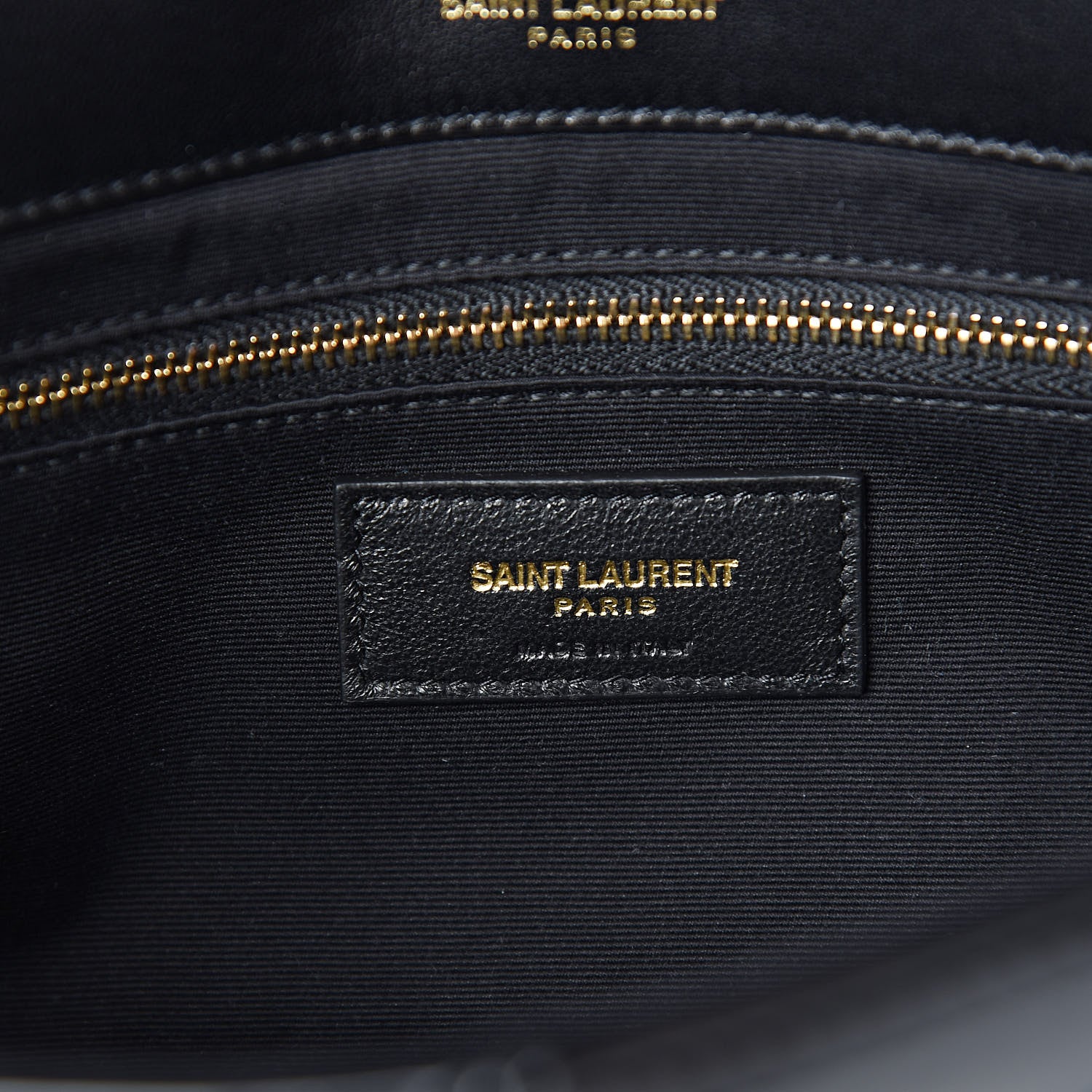 Saint Laurent Patent Patchwork Monogram Medium Jamie Black 6 of 10
