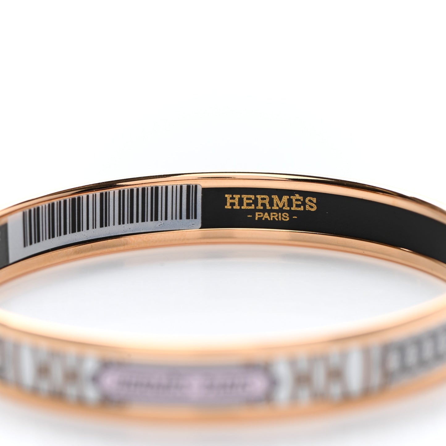 Enamel Printed Narrow Lift Profile Bracelet 65 Sable