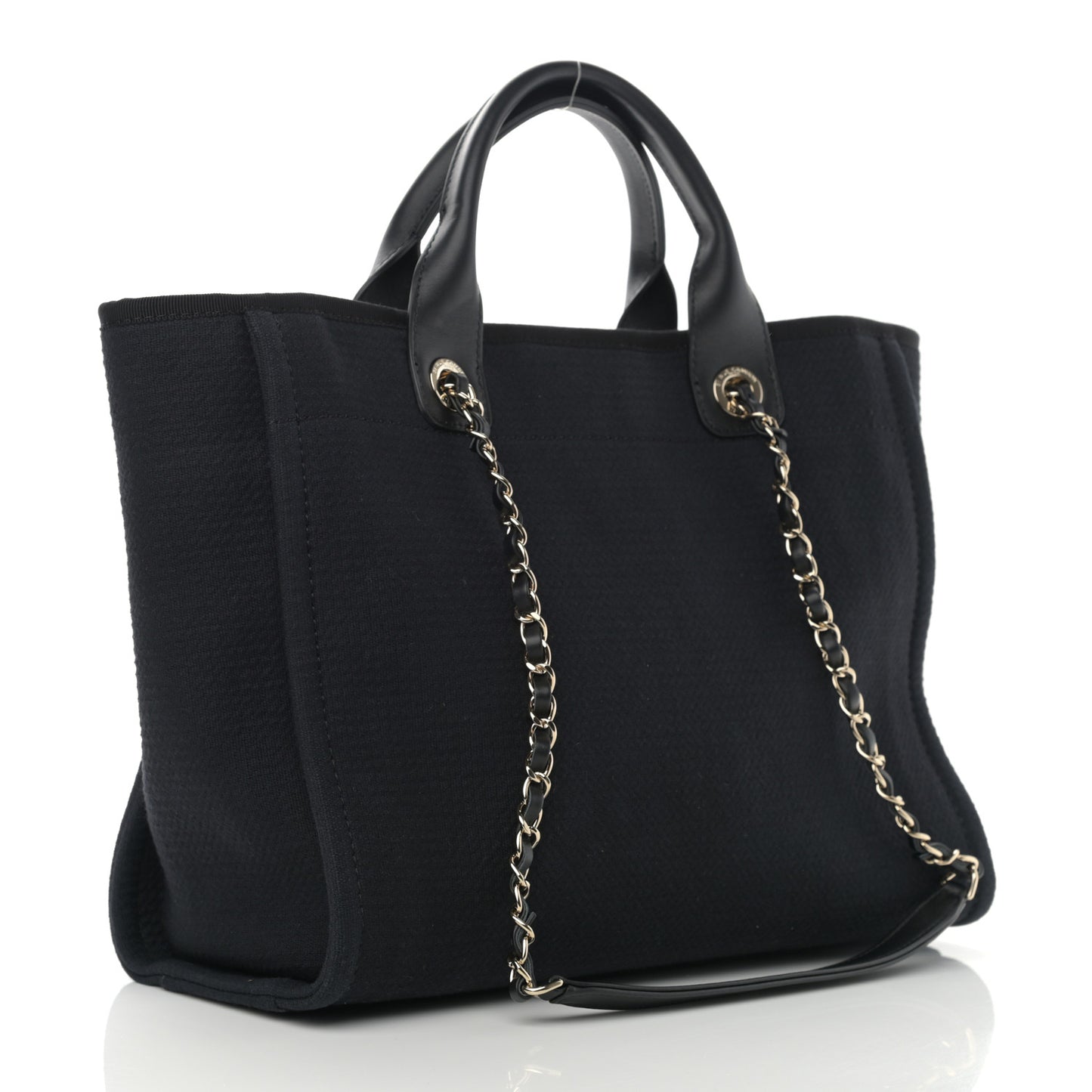Mixed Fibers Small Deauville Tote Black