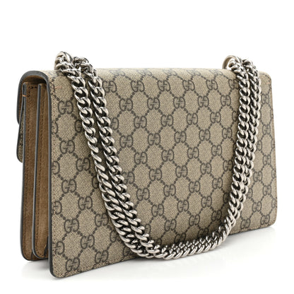 Gucci GG Supreme Monogram Small Dionysus Shoulder Bag Taupe 3 of 17