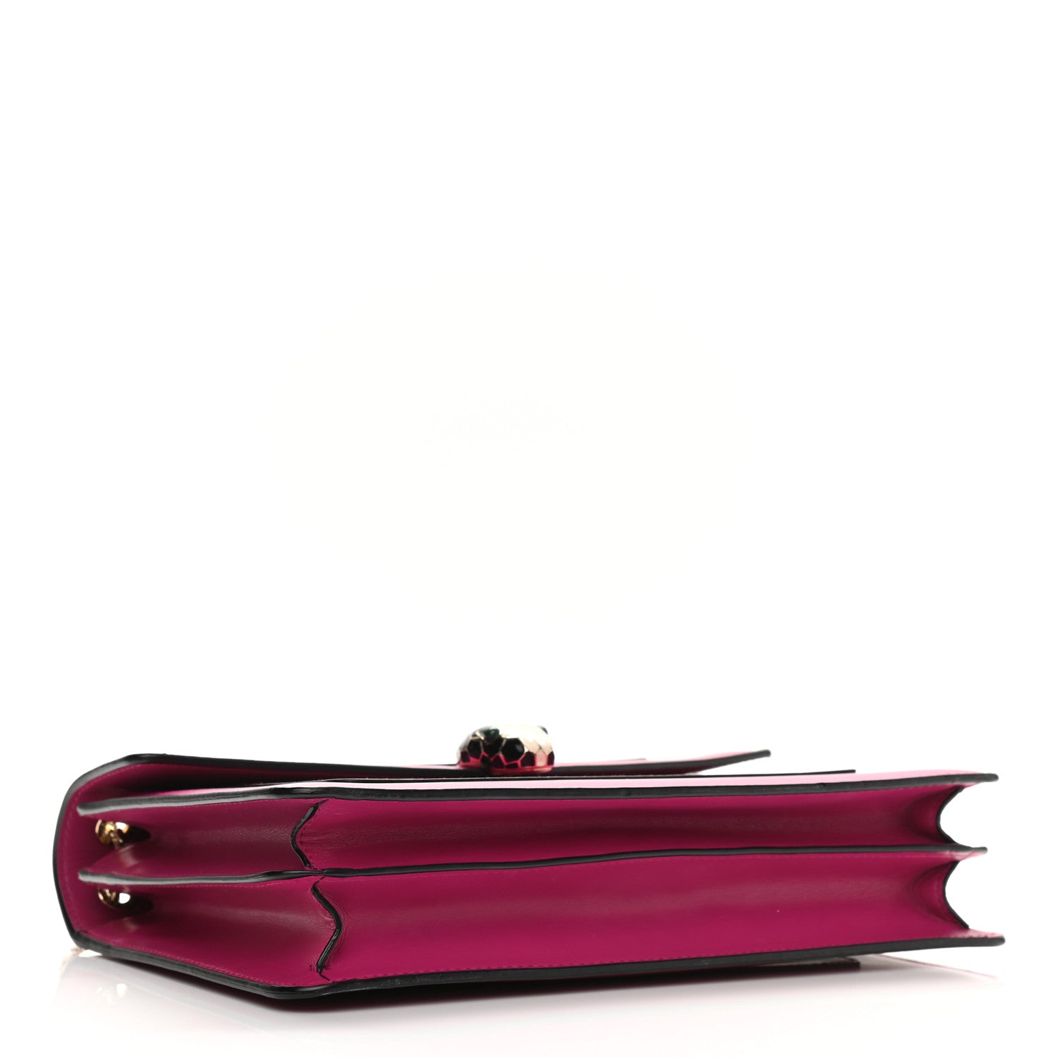 Bulgari Calfskin Serpenti Forever Crossbody Bag Plum 4 of 9