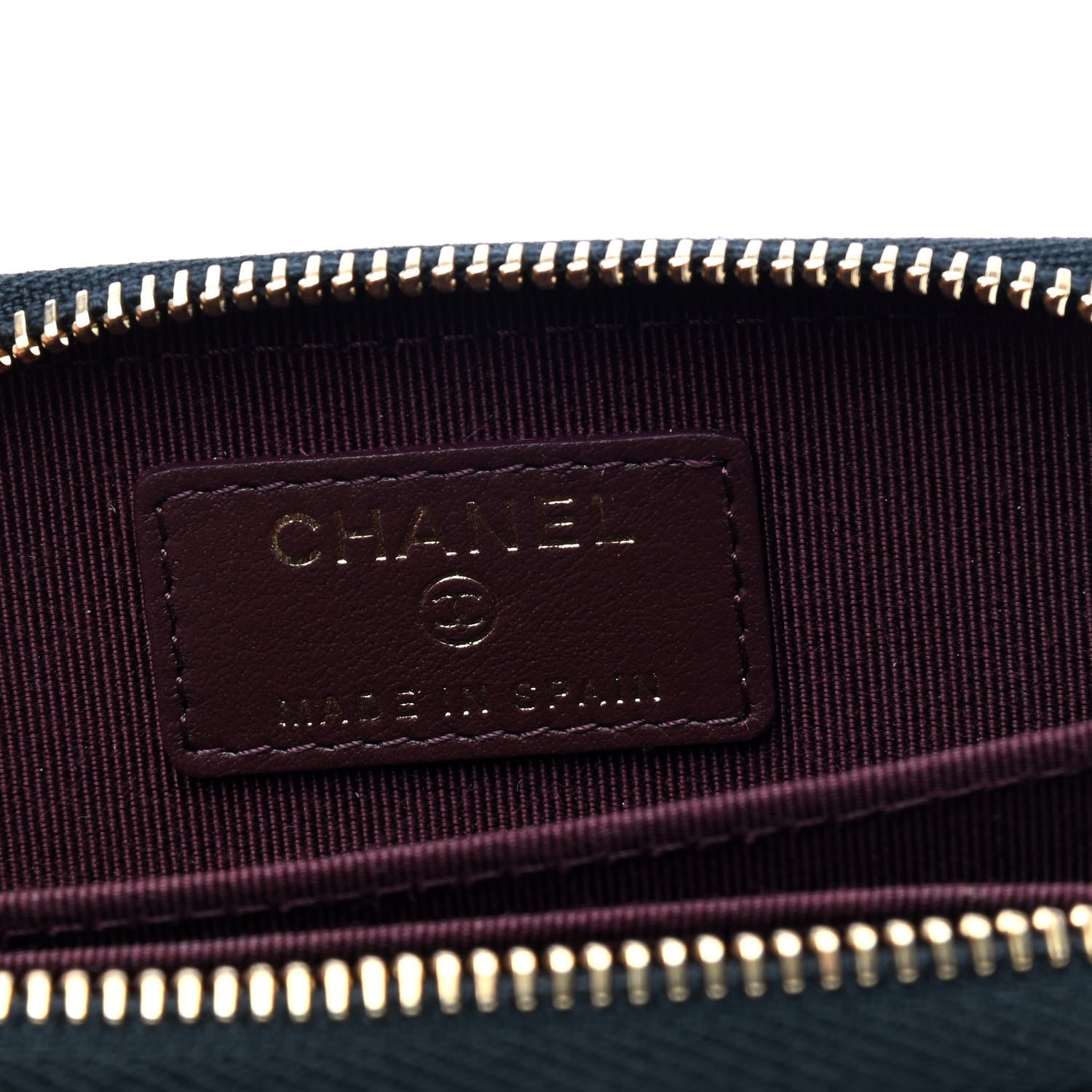 Chanel Caviar Quilted Zip Coin Purse Black 4 of 4