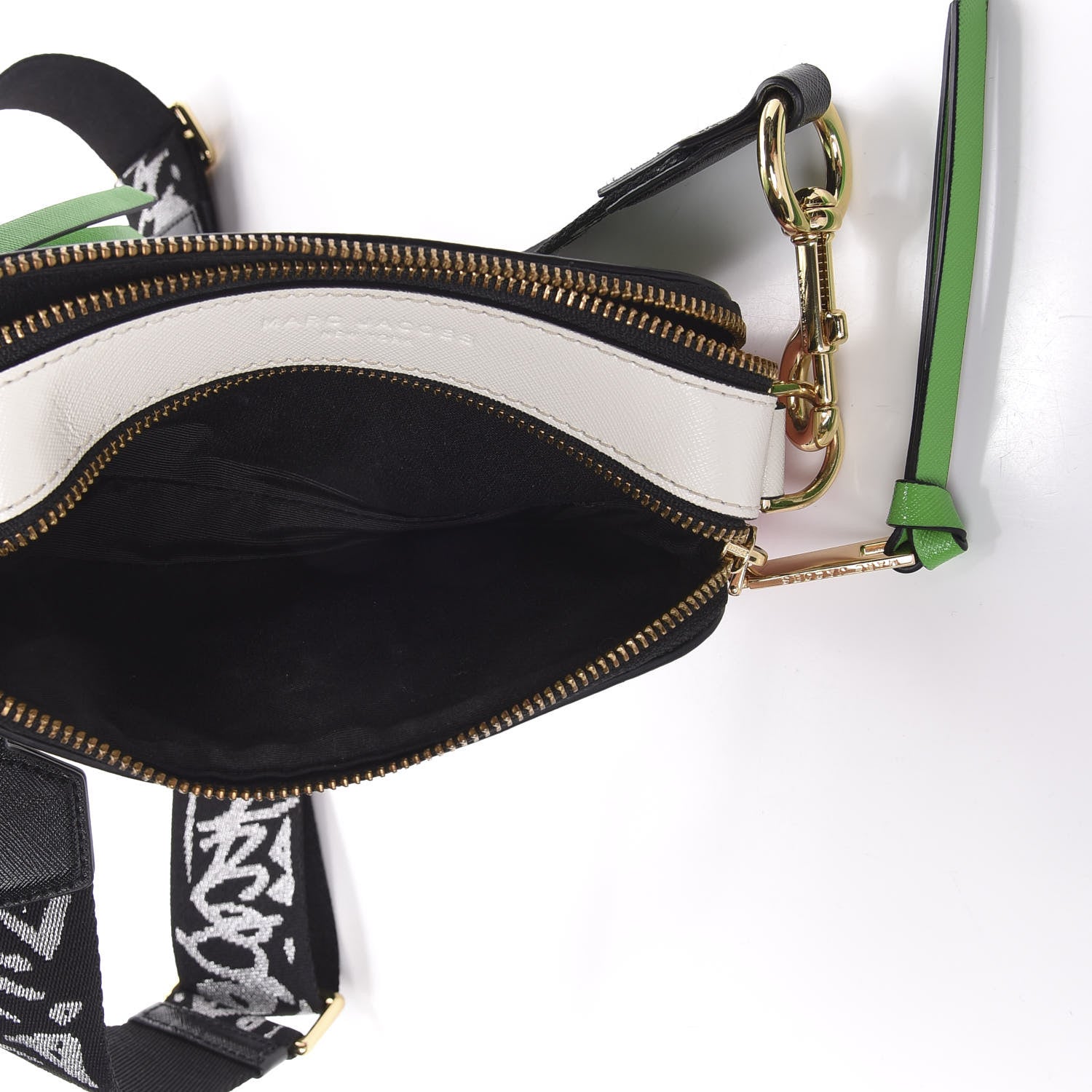 Marc Jacobs Saffiano Small Snapshot Camera Bag Black Multicolor 5 of 9