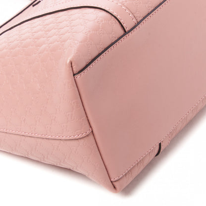 Gucci Soft Microguccissima Small Zippered Satchel Soft Pink 6 of 10