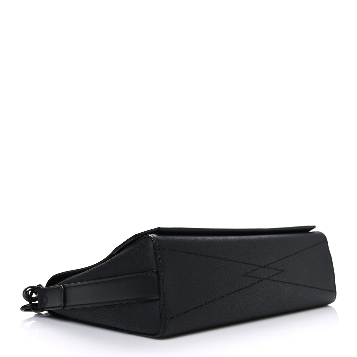 Calfskin Aerogram Messenger Black