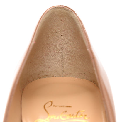 Christian Louboutin Patent Kate 100 Pumps 36 Nude 7 of 10