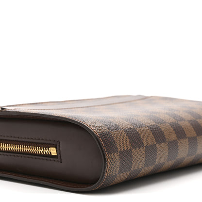 Louis Vuitton Damier Ebene Pochette Saint Louis Clutch 9 of 10