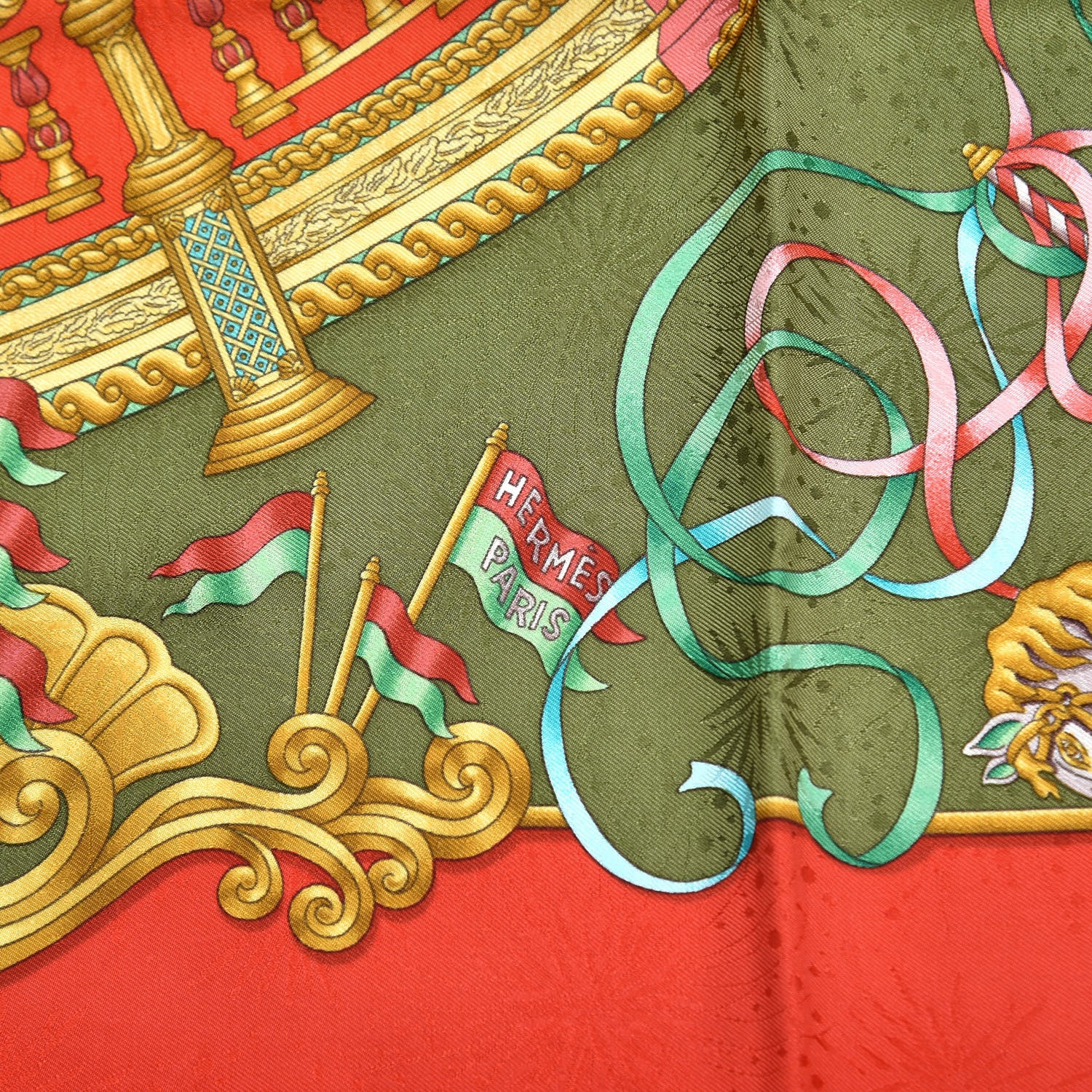 Hermes Silk Luna Park Scarf 90 3 of 4
